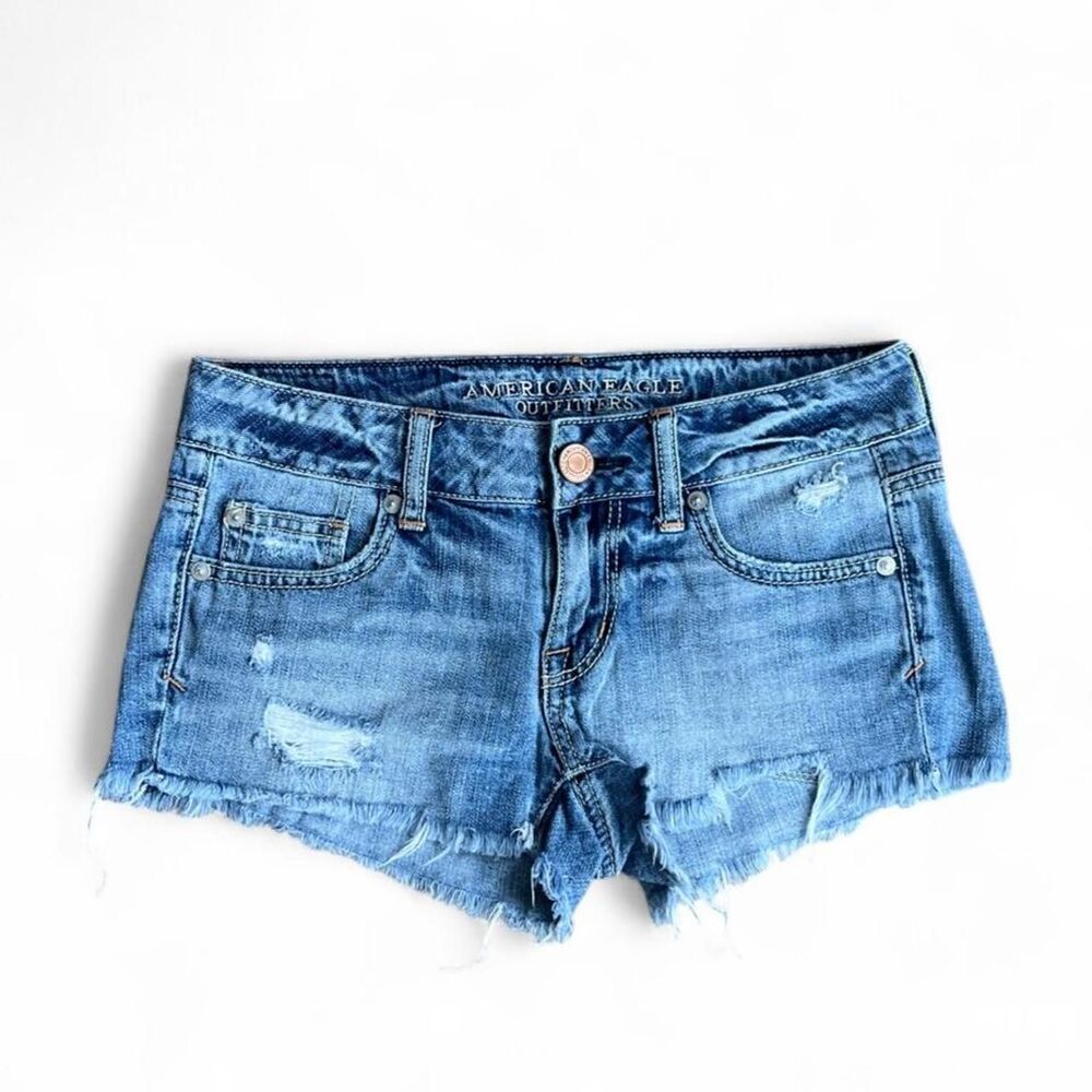 American-eagle Women's Mini Blue Shorts